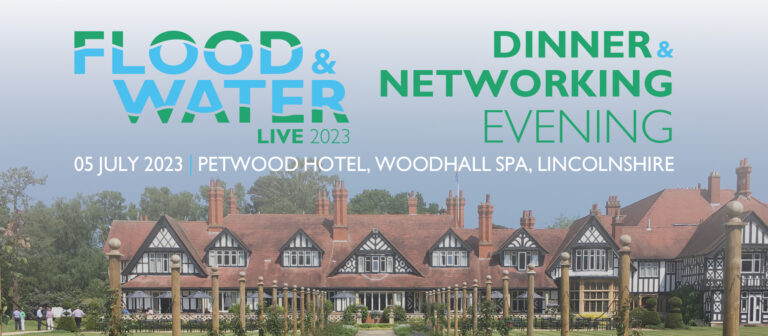 Bookings now being taken for the Flood & Water Dinner